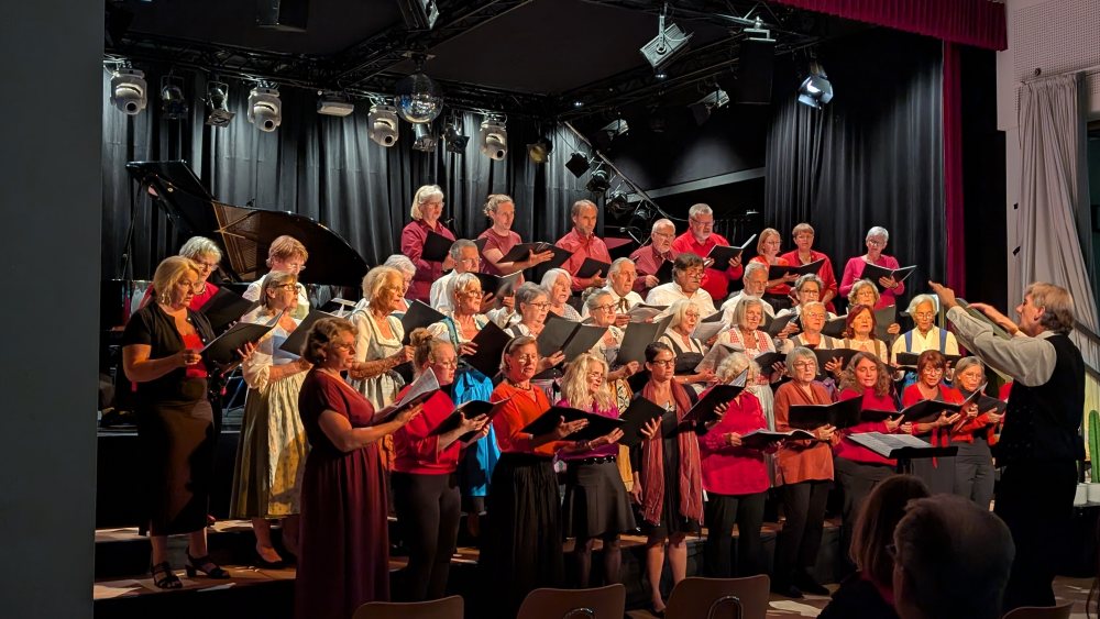 Chor, Orchester und Singvereinigung beim Sommerkonzert 2025